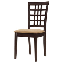 Kelso - Lattice Back Dining Side Chair (Set of 2) - Cappuccino