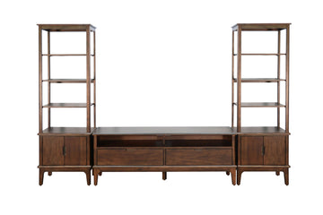 3660Cb - Modern TV Stand With Storage Drawers - Coffee Bean