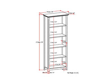 Amherst - 5 Shelf Bookcase - Light Brown