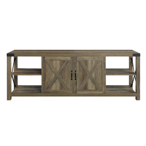 Abiram - TV Stand - Rustic Oak