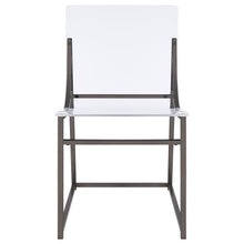 Adino - Acrylic Dining Side Chair (Set of 2) - Black Nickel