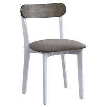 Fidelity - 5 Piece Dining Set - White & Gray