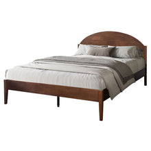 Rowland - 5/0 Queen Platform Bed Only - Walnut