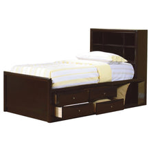 Phoenix - Wood Storage Bookcase Bed