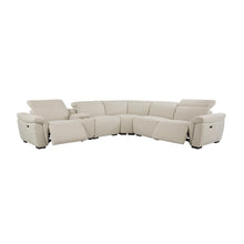 Dayana - Power Motion Sectional Sofa - Beige Boucle