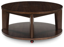 Korestone 2 - Dark Brown - Round Cocktail Table