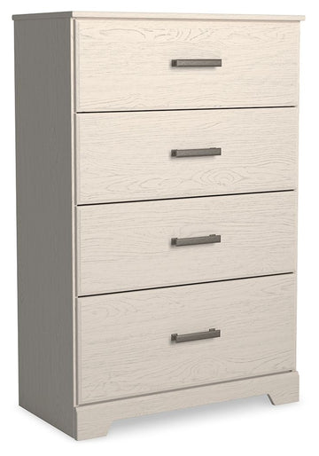 Stelsie - Four Drawer Chest - White