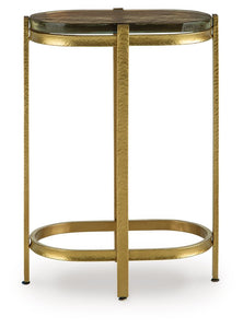 Porterville - Gold Finish - Accent Table