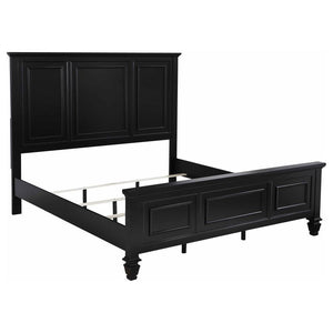 Sandy Beach - 63" Panel Bed with High Headboard