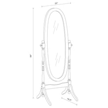 Foyet - Wood Adjustable Length Cheval Mirror