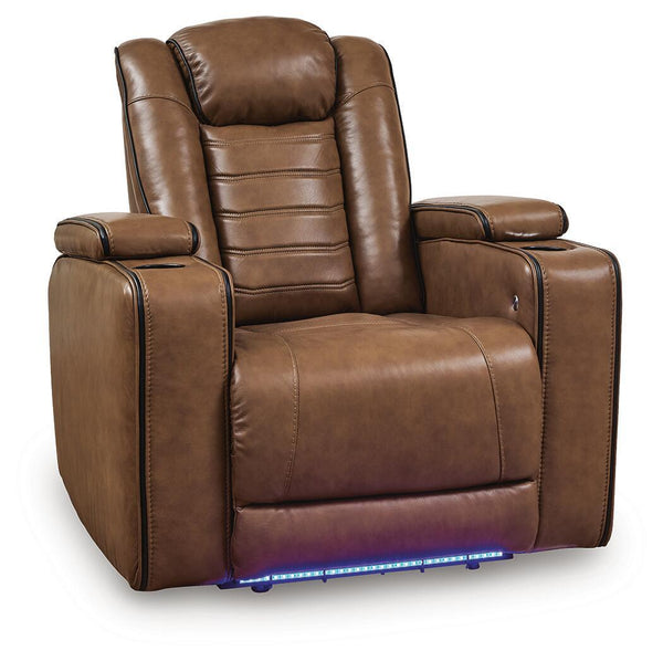 Gruaro Power Recliner With Adjustable Headrest Amber