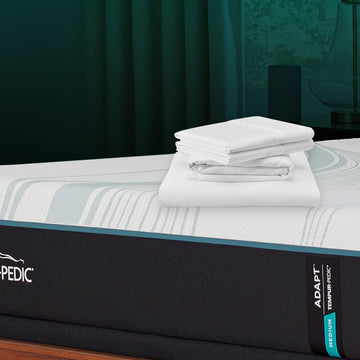 Tempur-Adapt - Tempur-Adapt Luxe Egyptian Cotton Sheets - White