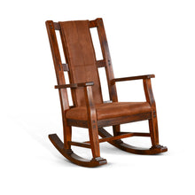 Santa Fe - Rocker, Cushion Seat & Back - Dark Chocolate