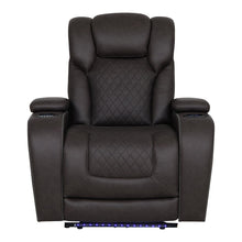 Wendell - Power Motion Recliner With Storage, USB & LED - Dark Gray