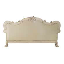 Dresden - Sofa With 4 Pillows - Synthetic Leather & Bone White