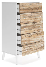 Piperton - Brown / White - Five Drawer Chest