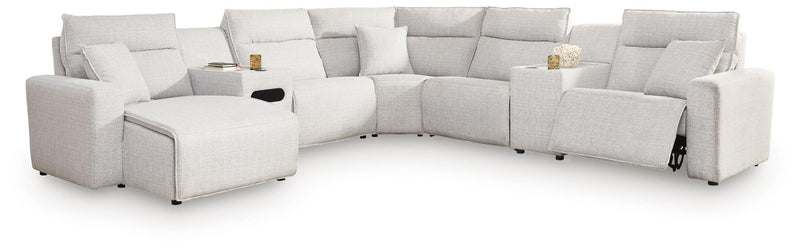 Modmax II - 7 Piece Reclining Sectional complete set