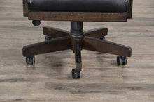 Homestead - Game Chair With Casters, Cushion Seat & Back - Tobacco Leaf
