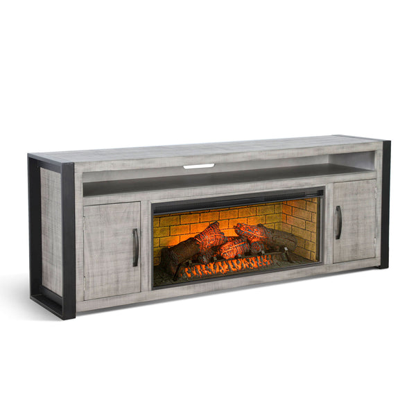 Alpine Media Console Gray
