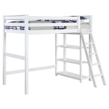 Anica - 3-Shelf Wood Loft Bed