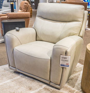 Pincara Power AutoGlide Recliner With Audio System Bone