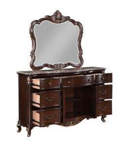 Constantine - Dresser With Marble Top - Cherry