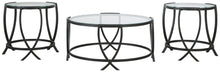 Tarrin - Black - Occasional Table Set (Set of 3)