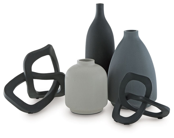 Leithick Accessory Set (Set of 5) Black / Tan / Gray