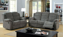 Millville - Loveseat With 2 Recliners - Gray