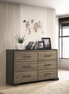 Baker - 6-Drawer Dresser - Light Taupe