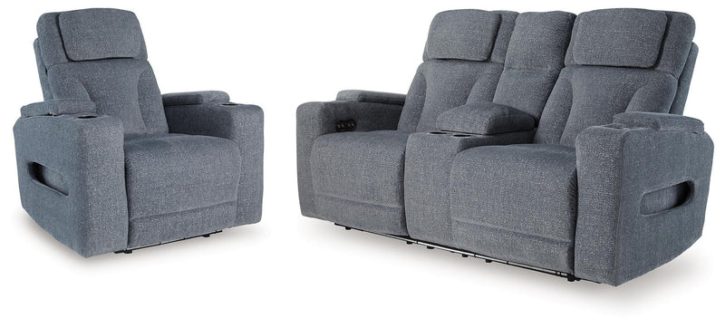 Studio Cave - Reclining Living Room Set complete set