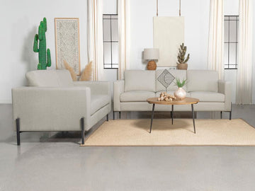 Tilly - Upholstered Track Arm Sofa Set