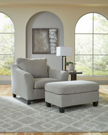 Willarae - 2 Pc. - Chair And A Half, Ottoman - Taupe
