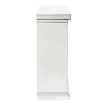Noralie - 40" Fireplace - Mirrored & Faux Diamonds