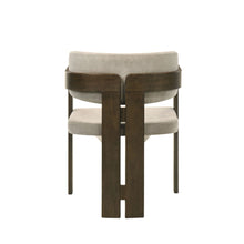 Destin - Side Chair - Light Gray Fabric & Walnut Finish