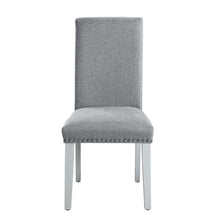 Lanton - Side Chair (Set of 2) - Gray Linen & Antique White Finish