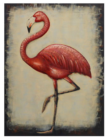 Finnridge Indoor/Outdoor Wall Decor Pink / Beige / Black