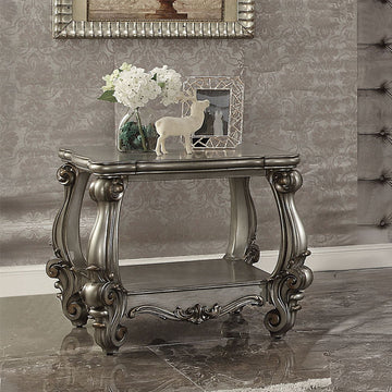 Versailles - End Table - Antique Platinum