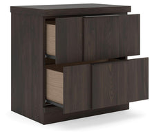 Shaehartin - Two Drawer Night Stand - Dark Brown