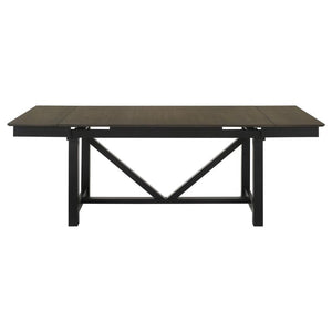 Malia - Rectangular Extension Leaf Dining Table - Oak