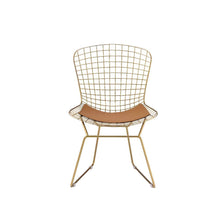 Achellia - Side Chair (Set of 2) - Whiskey PU & Gold