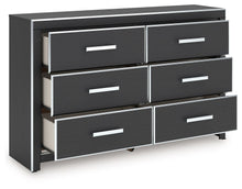 Zuraleus - Black - Six Drawer Dresser