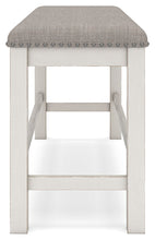 Robbinsdale - Dbl Counter Height Upholstered Dining Bench - Antique White