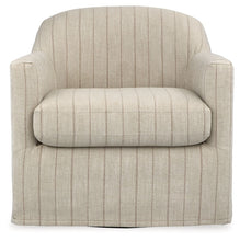 Valwick - Swivel Accent Chair - Cream / Brown