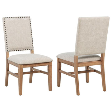 Middleton - Upholstered Dining Side Chair Beige (Set of 2) - Natural