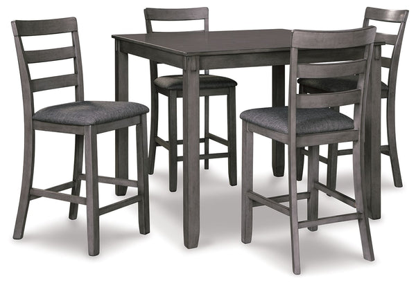 Bridson Square Counter TBL Set (Set of 5) Gray