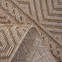 Guros - 8' X 10' Geometric Indoor / Outdoor Area Rug - Mocha