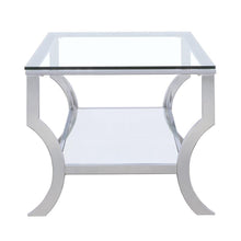 Saide - Rectangular Glass Top Coffee Table - Chrome