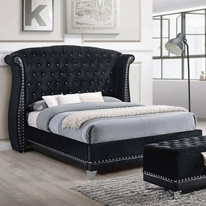 Barzini - Upholstered Wingback Bed