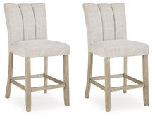 Larawyn - Upholstered Barstool (Set of 2) - Bisque